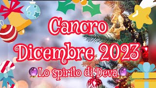 Previsione Cancro ♋️ Dicembre 2023 oroscopooroscopo cancro charms cartomanzia [upl. by Irrab251]