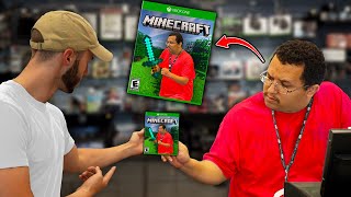 Returning Games with Employees Pictures on Them Prank [upl. by Rivy]