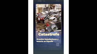 Catastrofe en España por fenómeno meteorológico [upl. by Iadrahc419]