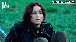 Thresh Saves Katniss  The Hunger Games 4K UHD Jennifer Lawrence [upl. by Introk]