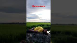 Matsya Asana yoga flexibility [upl. by Airol]