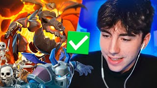 BENIJU ROMPE CLASH CON ESTE MAZO DE LAVA PARA NOOBS 😲 [upl. by Latterll]