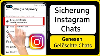 So stellen Sie gelöschte Chats auf Instagram wieder her – vollständige Anleitung [upl. by Dena]