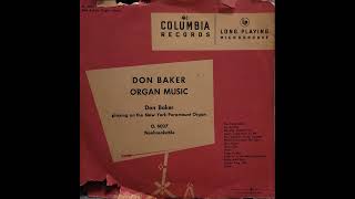 Don Baker ‎— Organ Music [upl. by Natrav435]