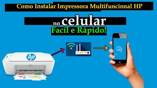 Muito Fácil ✅😀 Como Conectar Sua Impressora HP ao Celular e WiFi [upl. by Alain]