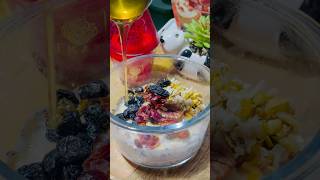 Multigrain overnight oatsBreakfastrecipe￼ Healthybreakfastshortsvideo2024 [upl. by Justine845]