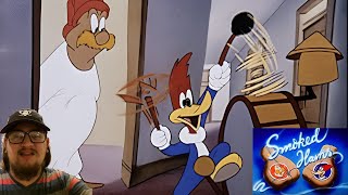 Woody Woodpecker  Smoked Hams 1947  First Time Watching Woody Vs Wally Walrus [upl. by Sisile]