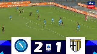 NapoliParma 21  Lega Serie A 202425  Highlights della Partita [upl. by Azaleah927]