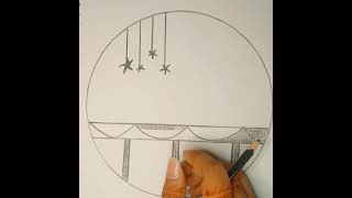 Circle drawing l How to draw circle drawing step by step [upl. by Irwinn]