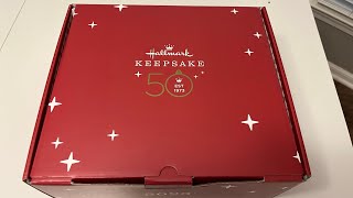 Unboxing hallmark keepsake ornament club 2023 box [upl. by Wolpert]