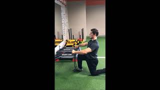 Half Kneeling TBand Row ER Arm Raise [upl. by Enetsirhc408]