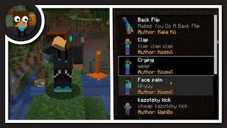 You Can Create and Add Your Own Emote MOD  Minecraft [upl. by Upton]