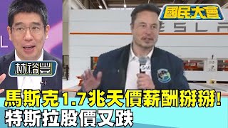 法院判馬斯克17兆天價薪酬掰掰 特斯拉股價又跌 【金臨天下X國民大會】 tvbsmoney [upl. by Asseral]