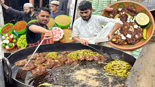 WORLDS FAMOUS PESHAWARI CHAPLI KABAB RECIPE  The Authentic Peshawari Street Food Best Chapli Kabab [upl. by Broderic]