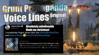 All Grunt Propaganda Voice Lines  Banished  Halo Infinite Original [upl. by Ahsaela227]