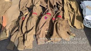 British amp US WW2 Army Uniforms  The Militaria Shop HD 1080p [upl. by Attej997]