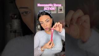 NOUVEAUTÉS LÈVRES ACTION tutorial makeup beauty viralvideo [upl. by Thurber]