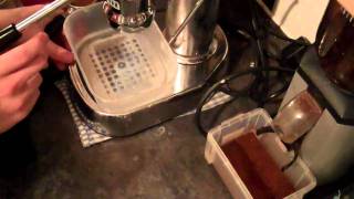 Latte on Gaggia Factory lever espresso machine [upl. by Rodrigo]