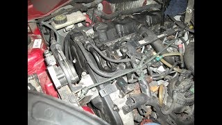 Timing belt change Split belt method [upl. by Eeliab]