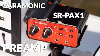 Saramonic SRPAX1 XLR Preamp Mixer [upl. by Claudio]