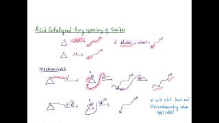 Epoxide ring opening [upl. by Nevaed]