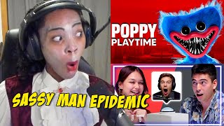 Quen Blackwell Plays Poppy Playtime and Reacts to Cody Ko Takes Over the Button  Cut [upl. by Lukash]