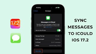 How to Force Sync Messages to iCloud on iPhone in iOS 17 [upl. by Adnirol]