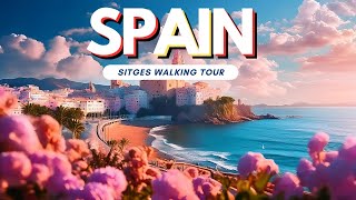 Exploring Sitges A Charming Coastal Walking Tour 🌊🚶‍♀️ 20 May 2024 [upl. by Laehplar494]