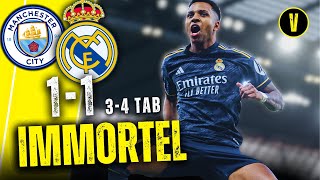 🔥 IMMENSE REAL MADRID qui sort MANCHESTER CITY 11 43 TAB [upl. by Sifan219]