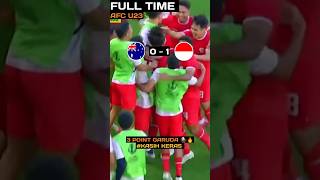 HIGHLIGHT AFC U23 ASIAN CUP ‼️ INDONESIA 1 VS AUSTRALIA 0 [upl. by Raffaello]