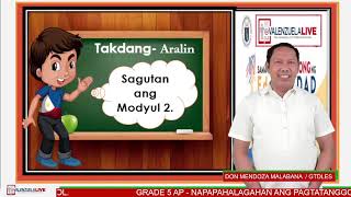 GRADE 5 AP  NAPAPAHALAGAHAN ANG PAGTATANGGOL NG MGA PILIPINO LABAN SA KOLONYALISMONG ESPANYOL [upl. by Denys437]