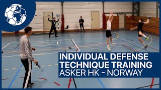 Individual Defense  Technique Training  Handballtraining Koprivica U15  Handball inspires [upl. by Studdard150]