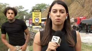 MC Livinho é Criticado por Dançar Durante Reportagem sobre Acidente Fatal [upl. by Anayk]