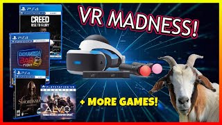 Virtual Reality Madness Multiple Games PSVR [upl. by Lehcor]