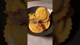 Délicieux raviolis ricotta épinards 🍝food recipe cooking youtube foodie funny fyp foryou [upl. by Ynnaej987]