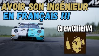 Comment avoir son INGÉNIEUR en Français  Tu peux lui parler 😱😱CrewChiefV4 [upl. by Leis]