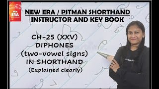 Diphones in shorthand L25 Introduction  very clearly explained Pitman Shorthand video165 [upl. by Sidnee]