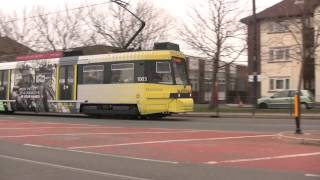 Manchester Metrolink EcclesT68 ampT68a cars February 2013 [upl. by Atnoled]