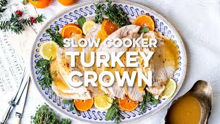 Slow Cooker Turkey Crown  Supergolden Bakes [upl. by Ng]