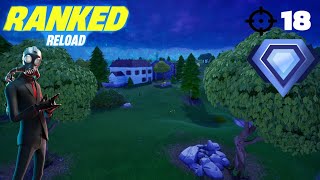 fortnite reaload zero build ranked 18 kills in dimond lobby [upl. by Lsiel732]