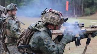 RANGE DAY with US Marines at Camp Lejeune FULL AUTO [upl. by Nickolas]