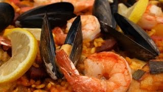 Paella Recipe  How to Make Paella  The Frugal Chef [upl. by Eidlog]