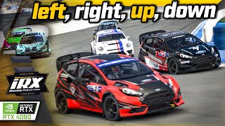 iRacing Rally Cross Fixed  Charlotte RX  Dirt Road [upl. by Leimaj]