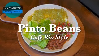 Instant Pot Pinto Beans Cafe RioCosta Vida Style [upl. by Eelarat]