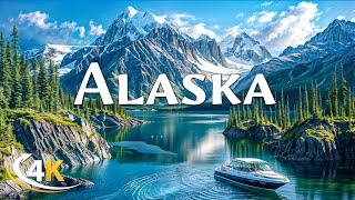 Alaska 4K  Relaxing Music With Beautiful Natural Landscape  Amazing Nature 164 [upl. by Netsirhc738]