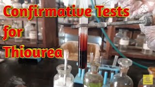 Confirmative Tests for Thiourea [upl. by Anna-Maria139]