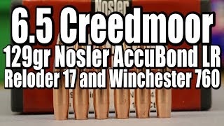 65 Creedmoor  129gr Nosler Accubond Long Range [upl. by Roger369]