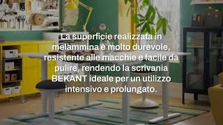 La scrivania BEKANT é in super sconto grazie al sottocosto IKEA 2024 [upl. by Aissej95]