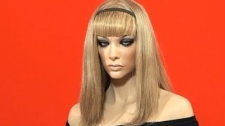 How to Make Long Fringe Bangs Extensions Tutorial  DoctoredLockscom [upl. by Ailongam864]