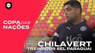 Entrevista  Chilavert treinador da Seleção do Paraguai  Copa das Nações [upl. by Deryl790]